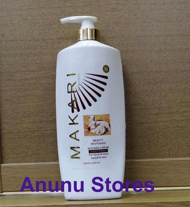 Makari Beauty Whitening Shower Cream Goat Milk - 1200ml